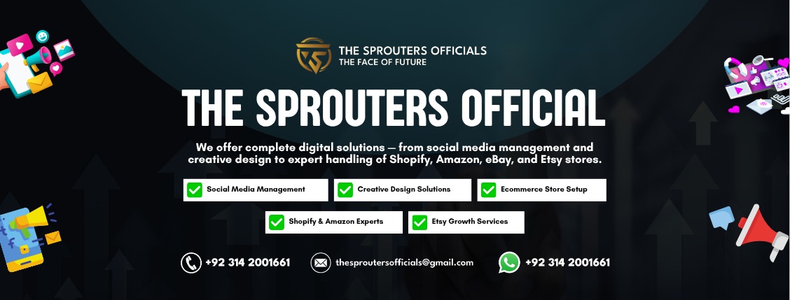 The Sprouters Officials digital agency banner